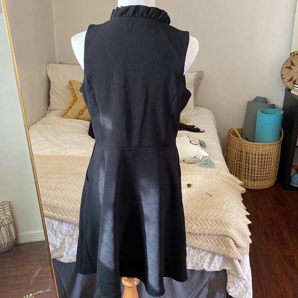 Final Touch- Fit & Flare Sleeveless Dress with Pockets - Picture 8 of 9